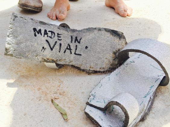 Per i rifugiati a Chios, Grecia